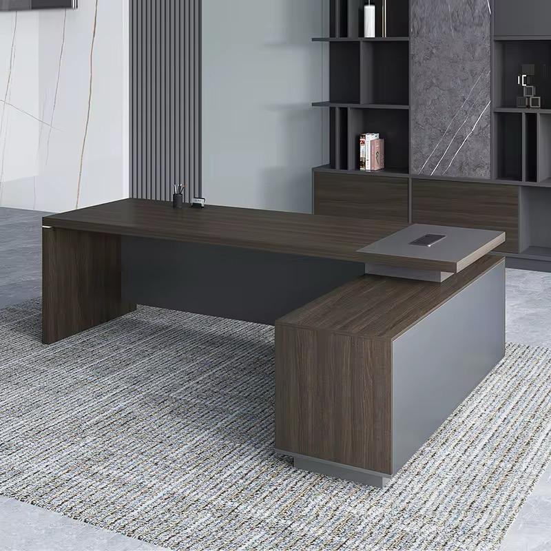 Table de bureau de direction en L
