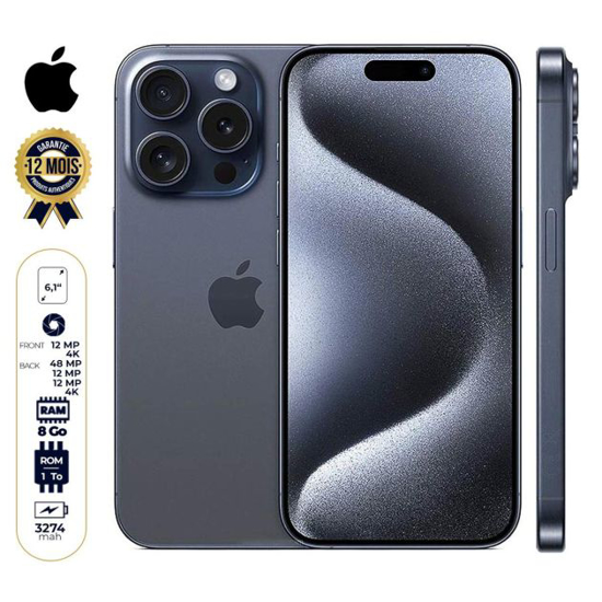 iPhone 15 Pro Nano SIM physique et e-sim