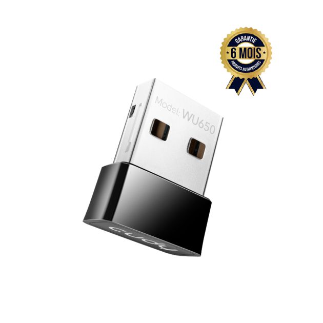 Adaptateur WiFi USB pour PC - Cudy WU650 (AC650) - WiFi Double bande