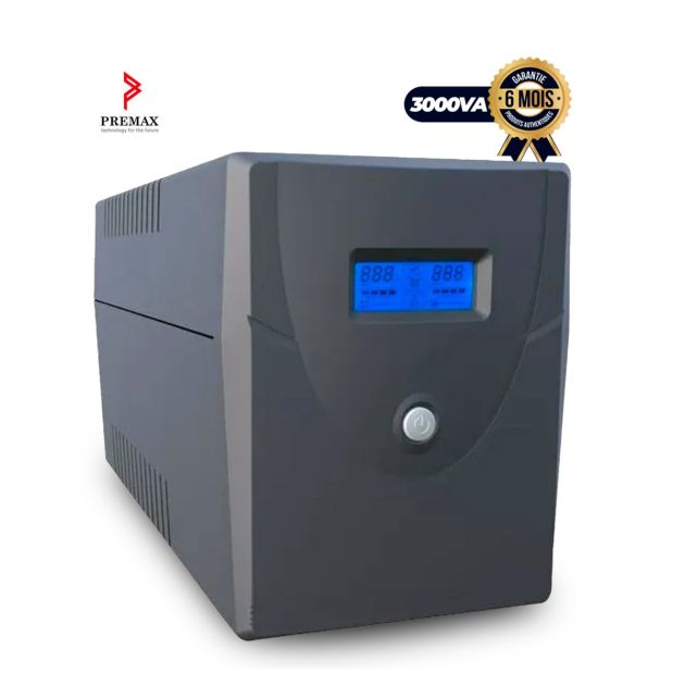 Onduleur 3kVA/3000VA - Premax PM-UPS3000 - 6 Mois