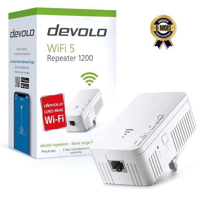 Répéteur de Signal - Devolo 8868 - WiFi 5 - 1200 Mbps
