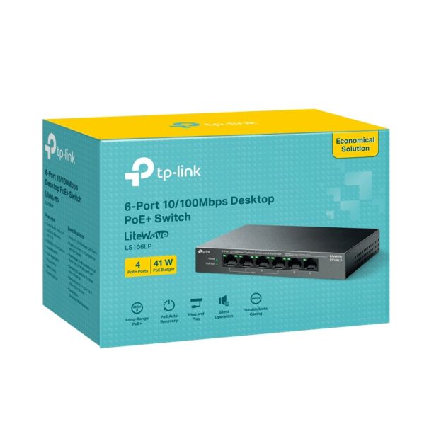 Switch de bureau 06 ports 10/100 Mbps