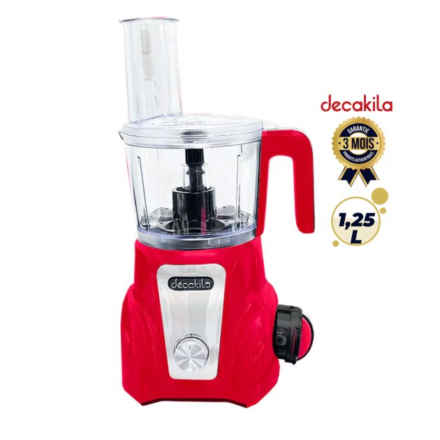 Robot culinaire sans fil rechargeable - DECAKILA - KMMG026R - 250 watts - 1,25 litre