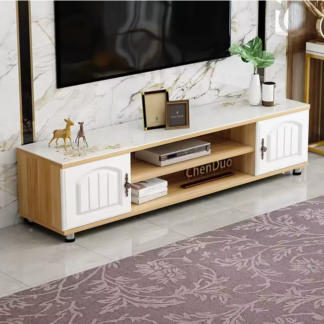 Nouveau style Offre Spéciale prix de gros panneau artificiel design blanc meubles de salon meuble TV moderne