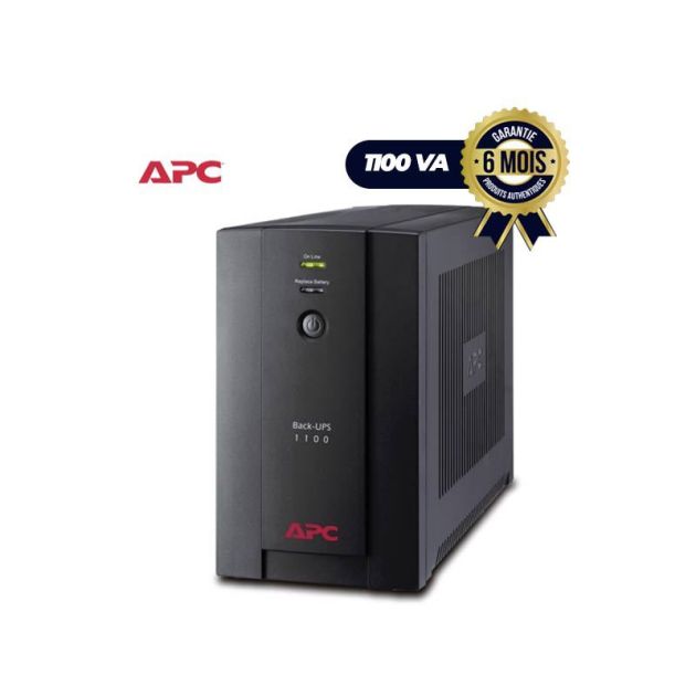 Onduleur APC Back UPS - BX1100LI -1100VA - AVR -230V - Garantie 6 mois