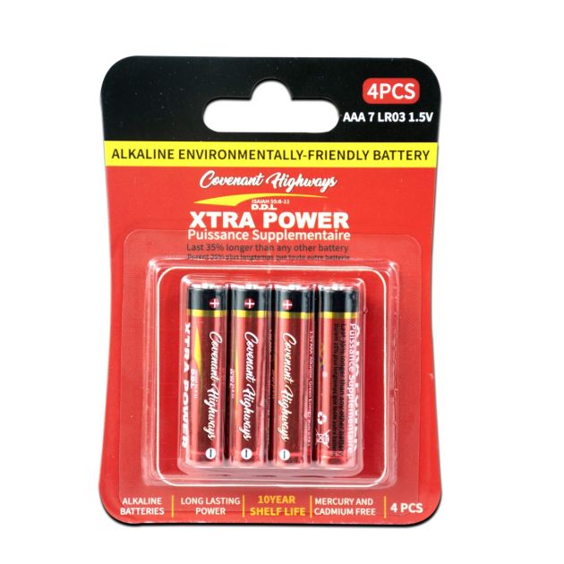 Pile alcaline Xtra Power AAA7LR03 1,5 V