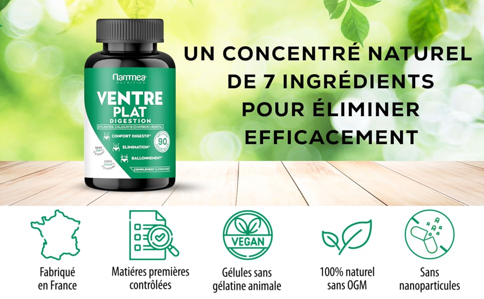 Ventre Plat est un mélange d'herbes naturelles pour aider à brûler la graisse de l'estomac.