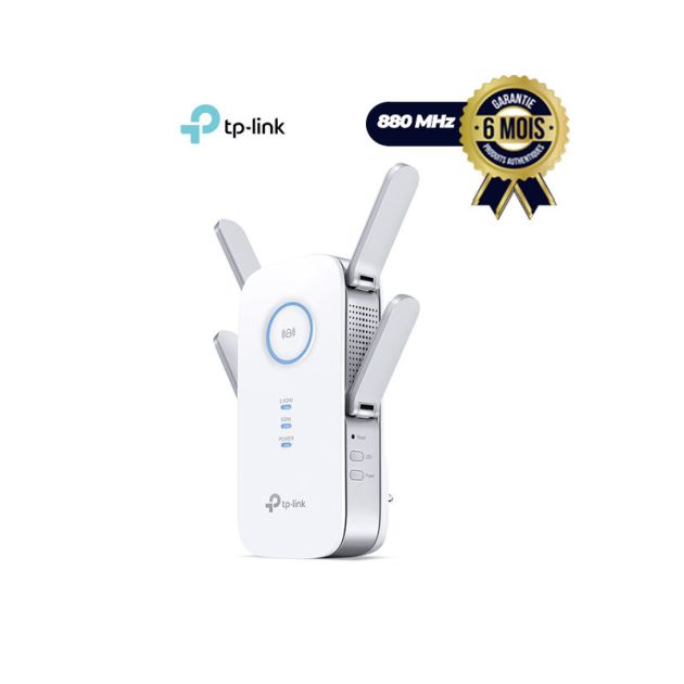 Répéteur de Signal Wi-Fi Bi-bande AC2600 - TPLink RE650 - 1733 Mbit/s
