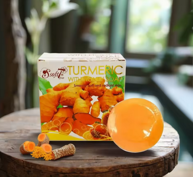 Barre de savon pour le corps blanchissant au curcuma 50g pour l'élimination du bronzage contre l'acné Soins de la peau Ingrédients naturels Service OEM ODM