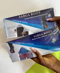 Sabga Root boisson liquide  pour le traitement efficace des hémorroïdes internes et externes.