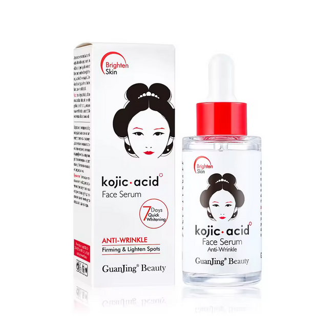 utils et soins pour la peau Soin du visage      Soin De la peau Sérum  Nouveau sérum facial à l'acide kojique extrait de niacinamide peau hydratante 7 jours éclaircissant raffermissant soins de la pea
