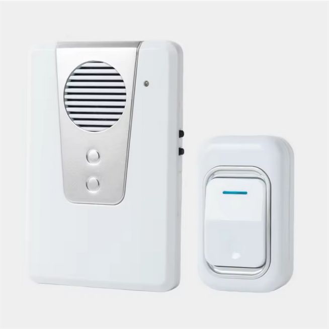 Sonnette numérique sans fil de haute qualité, design moderne, étanche, en plastique ABS, avec contrôle du volume, 38 mélodies