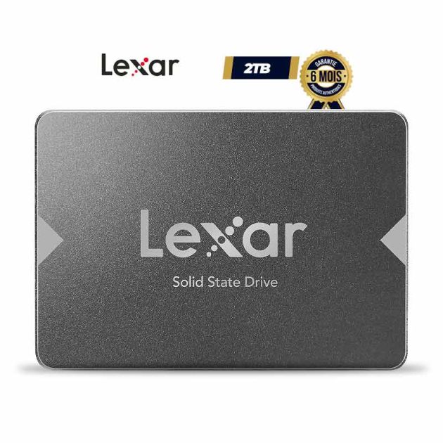 SSD interne Lexar NS100 - 2 To - USB 3.0 - 2.5” - Vitesse jusqu'a 550MB/s