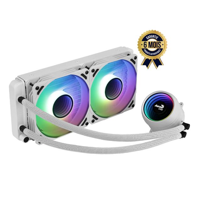 Watercooling autonome - Aerocool Mirage L240 Blanc - 240 mm PWM