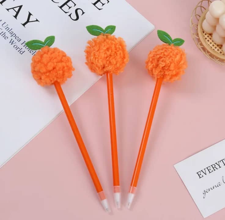Stylos décoratifs en forme de fruit
