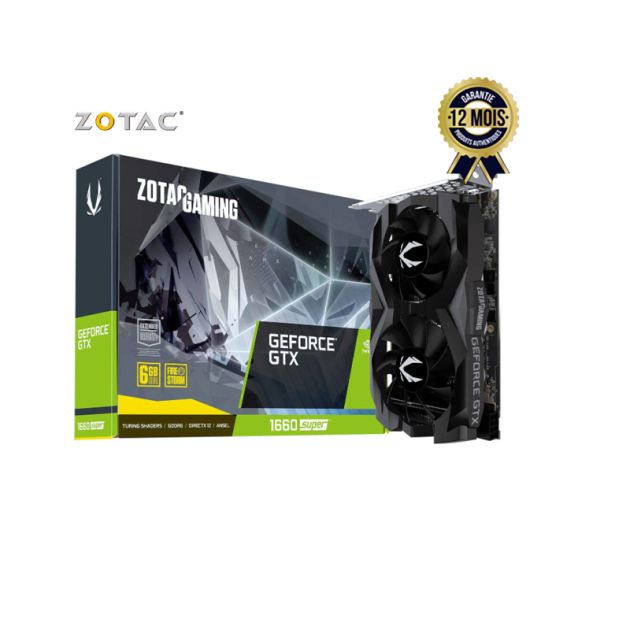 Zotac Gaming GeForce GTX 1660 SUPER TWIN FAN graphics card