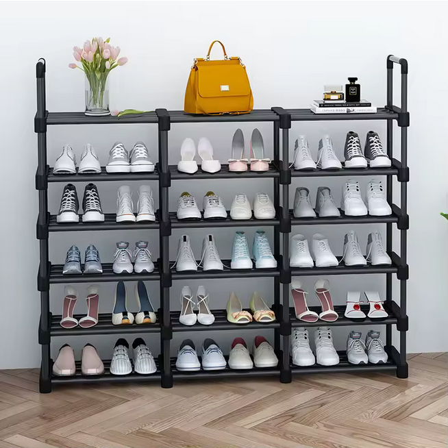 Étagère pour appareils multicouches Étagère à chaussures multifonctionnelle Étagère à chaussures simple pour la maison