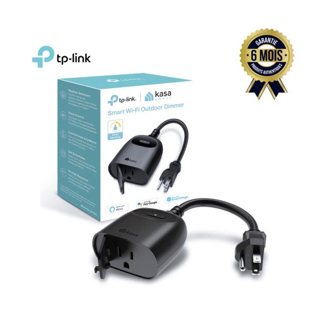 Prise Intelligente - TP-Link KP405 Kasa Smart Wi-Fi - Gradateur extérieur enfichable