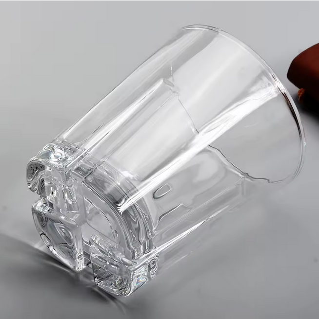 Vente en gros de Verre à Whisky écologique en verre, 1 pièce, tasse à boire, verres à vin