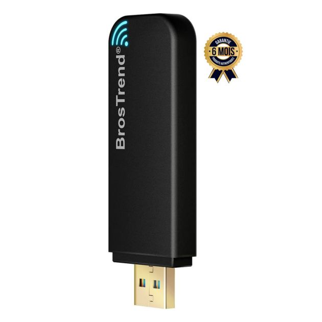 Adaptateur USB WiFi 5 - BrosTrend Linux - Comptatible avec Ubuntu,Debian, Kubuntu