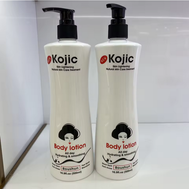 ROUSHUN-Lotion kojique éclaircissante pour le corps, soin de la peau éclaircissant
