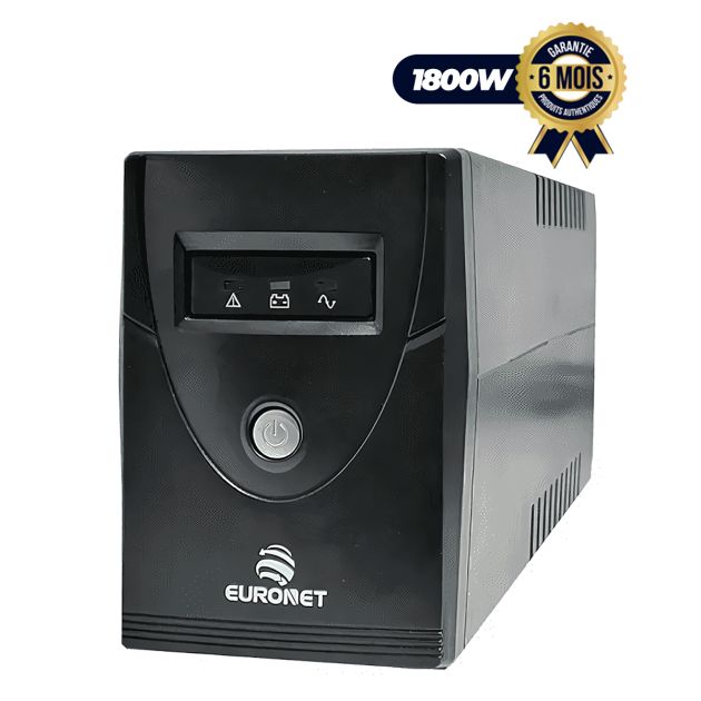 Onduleur monophasé Euronet - 3000 VA - Technologie Line-interactive - 6 Mois
