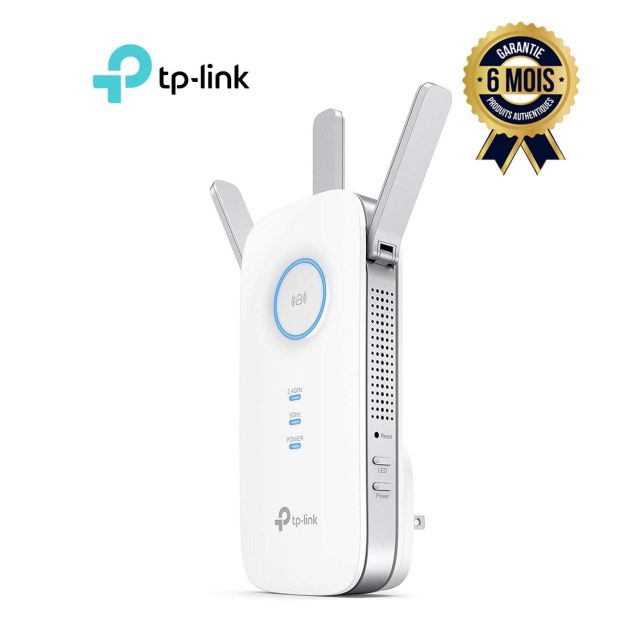 Répéteur WiFi Double Bande TP-Link AC1750 (RE450) - Jusqu'à 1750 Mbps - Connecte jusqu'à 32 appareils