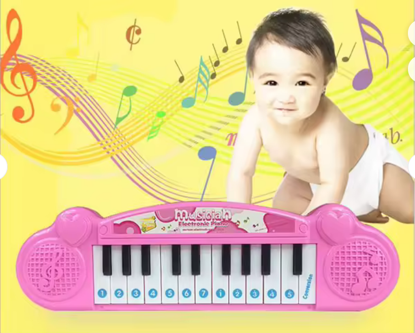 Jouets en plastique, clavier de piano électronique pour enfants, instrument de musique à 22 touches, nouveauté