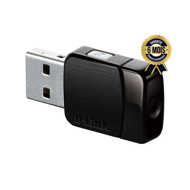 Adaptateur WiFi USB - D-Link AC600 DWA-171 - Jusqu'à 600 Mbps