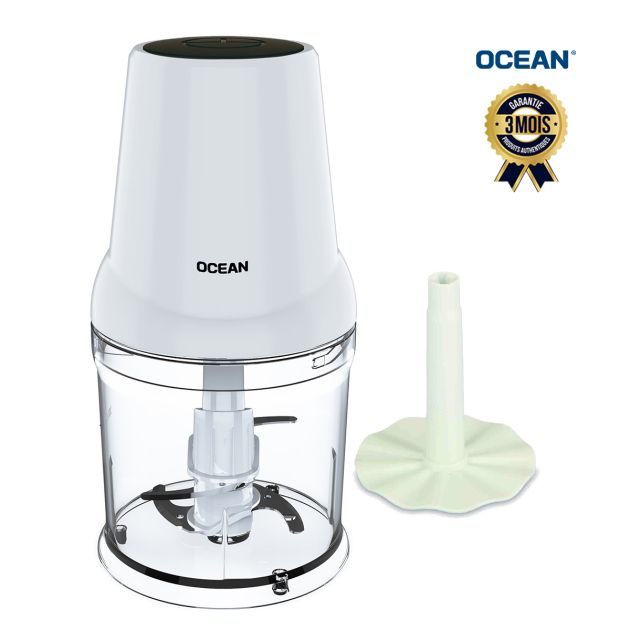 Mini hachoir multifonction électrique - Avec Disque pour Émulsionner - OCEAN - OCMC4005M - 400 watts - 1 Vitesse