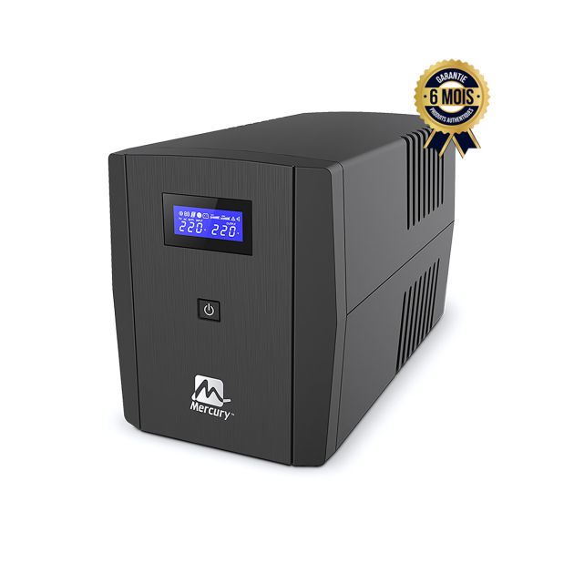 Onduleur Elite 220U Smart UPS - Mercury - 2200 VA - 6 Mois