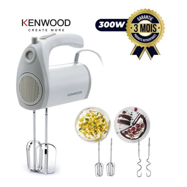 Batteuse électrique a Main - KENWOOD - HMP20.000WH - 300W - 6 Vitesses + Turbo