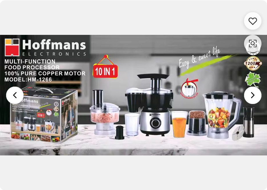 10 en 1 Offre Spéciale cuisine multifonction 1200w presse-agrumes écrou mélangeurs mélangeur Mixeur électrique mélangeur HM-1266
