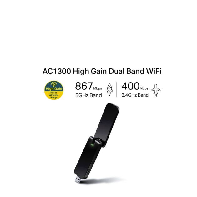 Adaptateur USB - Tplink Archer T4U - Double Bande Sans Fil AC1300