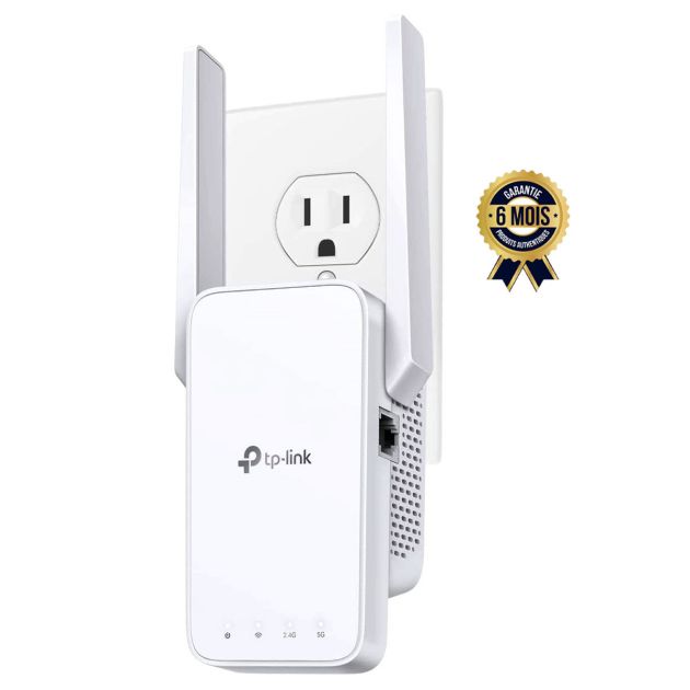 Répéteur Wifi sans fil TPLink RE215 - Double Bande - Jusqu'à 750 Mbps