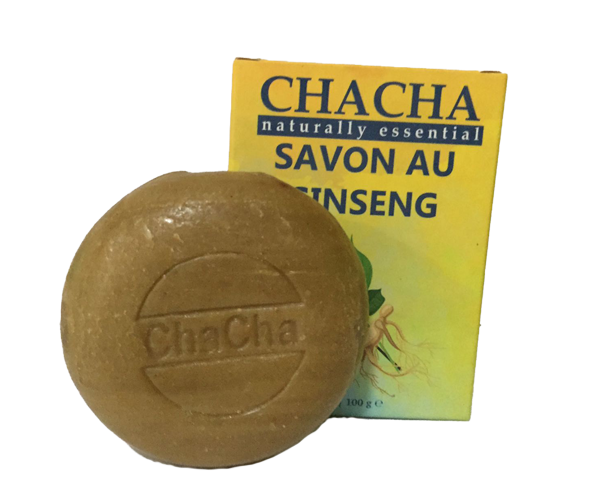 Cha Cha Savon Au Ginseng Soap Soulagement rapide de la peau seche, craquelé, irritee, squameuse, Apaise les éruptions cutanées et guérit la peau contaminé etc.