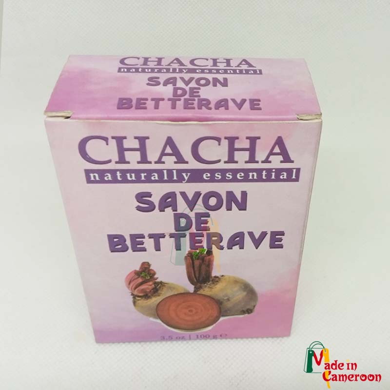 Cha Cha Savon de Betterave, soap, savon riche en vitamines et en minéraux et en diverse composes benefiques pour la santé