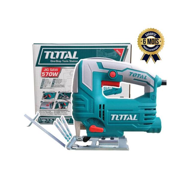 Scie Sauteuse TOTAL TS206656 - 570W - 800-3000 tr / min - 6 Mois