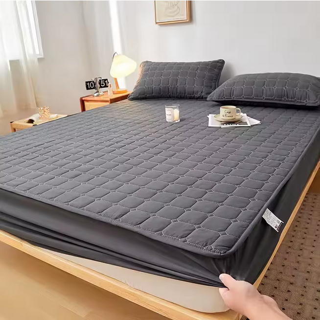 haut de gamme King protège-matelas élégant Western Jacquard Style housse de matelas imperméable draps de lit d'hôtel