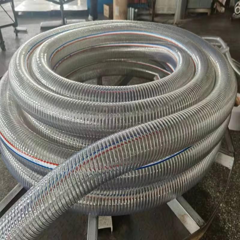 tuyau Spiralé Renforcé Transparent