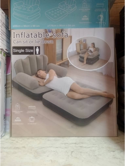 2025 nouveau LA vente en gros 5 en 1 Portable canapé gonflable PVC flocage gonflable canapé chaise lit Air canapé pour la maison Camping