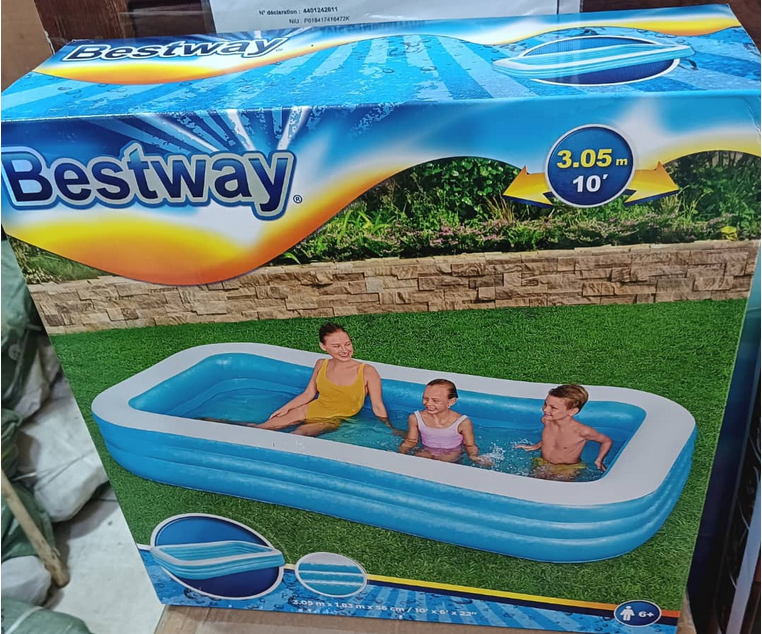 Piscine gonflable extérieure en PVC pour enfants et adultes pataugeoire pour la natation 3 mettre