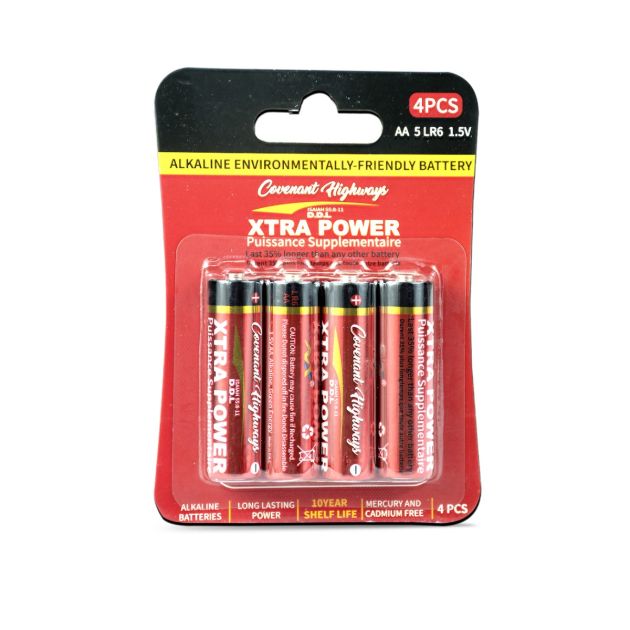 Pile alcaline Xtra Power AA 5LR6 1,5 V