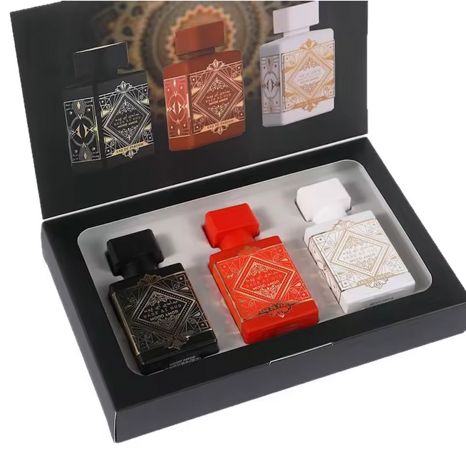 Coffret cadeau de parfum pour hommes le plus vendu de Dubaï Parfum durable pour le commerce extérieur Vente en gros pour les femmes arabes du Moyen-Orient