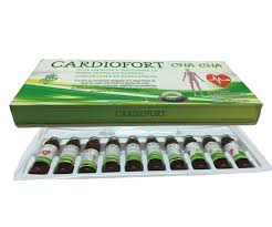 Cardiofort ampoules buvable pour la circulation sanguine et le mouvement du sang du cœur vers d'autres parties du corps