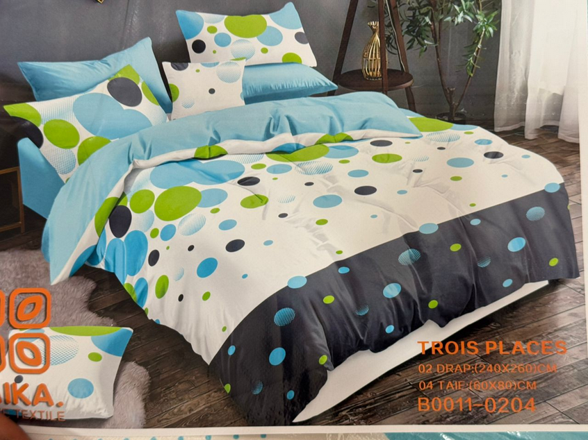 Vente de 2draps 4taies 3places