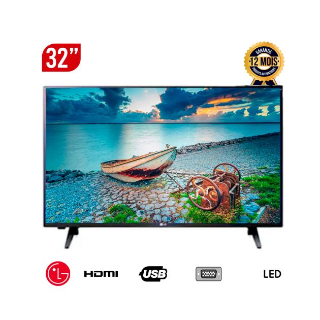 TV LG 32 pouces Numérique - 32LR500BPVA - HD - 12 mois de garantie