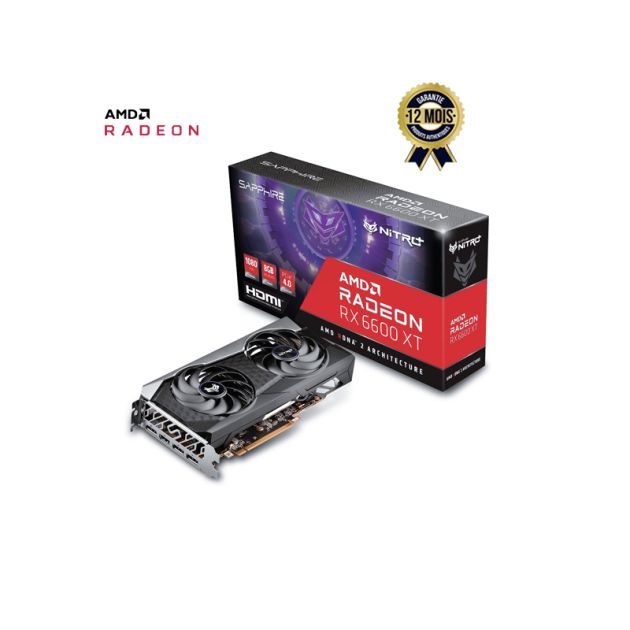 Sapphire Radeon RX 6600 XT NITRO+ 8GB GDDR6 PCI-Express Graphics Card