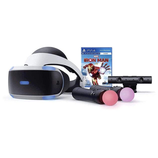 Playstation VR virtual reality headset+ Vr camera Marvel's Iron man game