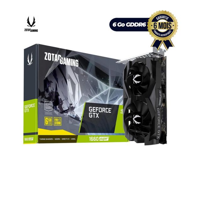 PCI-Express overclocked graphics card - Zotac Gaming GeForce GTX 1660 SUPER AMP